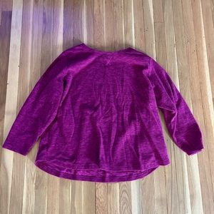 Used Karen Scott Sport Pink Long Sleeve Shirt Size 3X